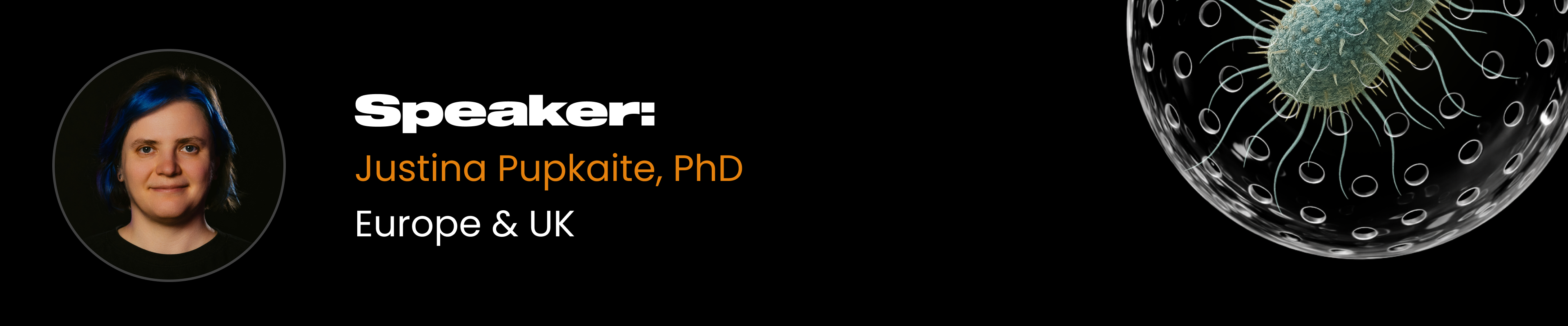 Webinar speaker: Justina Pupkaitė, PhD, Field Application Scientist at Atrandi Biosciences